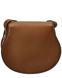 Chloé Chloé Marcie Small Leather Saddle Bag