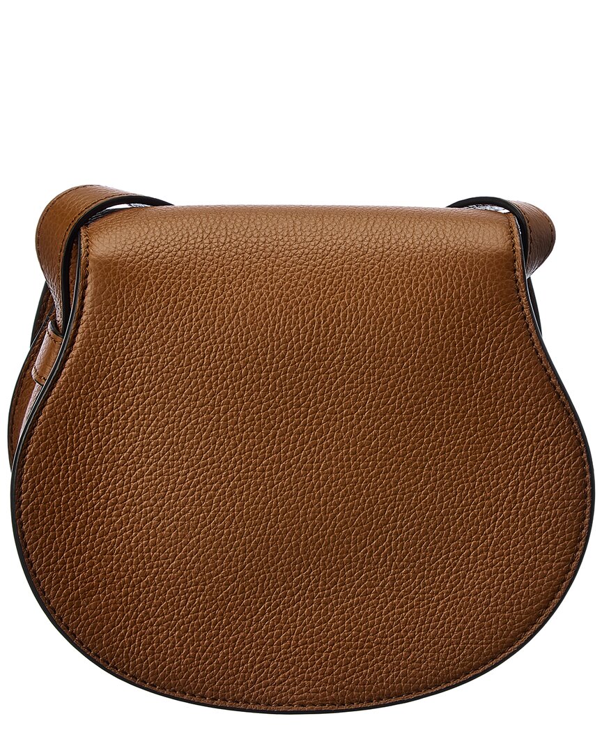 Chloé Chloé Marcie Small Leather Saddle Bag