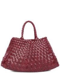 Tiffany & Fred Paris Hand-Woven Leather Tote