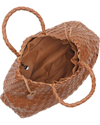 Tiffany & Fred Paris Hand-Woven Leather Tote