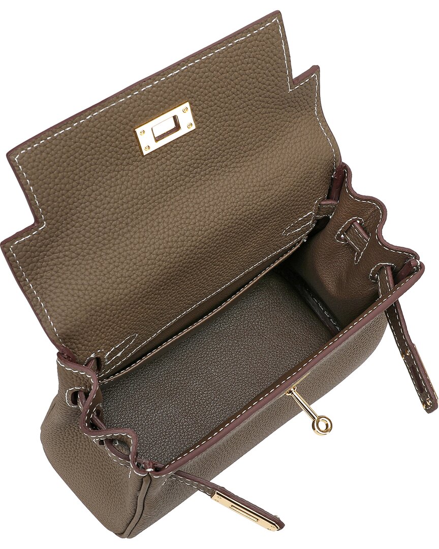 Tiffany & Fred Paris Leather Mini Satchel