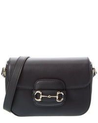 Gucci Horsebit 1955 Soft Small Top Handle Leather Shoulder Bag