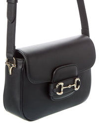 Gucci Horsebit 1955 Soft Small Top Handle Leather Shoulder Bag