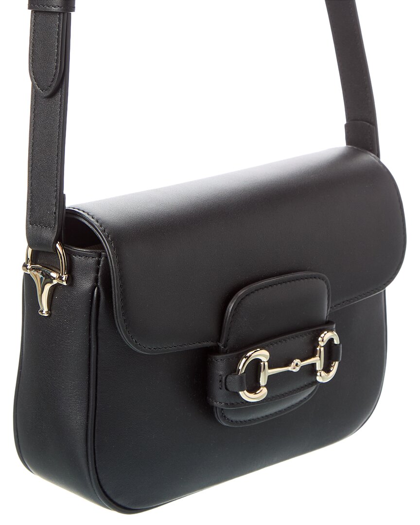 Gucci Horsebit 1955 Soft Small Top Handle Leather Shoulder Bag