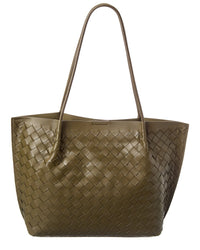 Tiffany & Fred Paris Tiffany & Fred Paris Hand-Woven Large Leather Tote