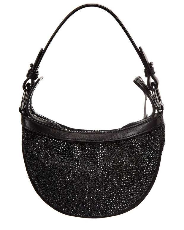 Versace Crystal Repeat Mini Hobo Bag for Women