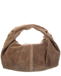 Persaman New York Studded Suede Hobo