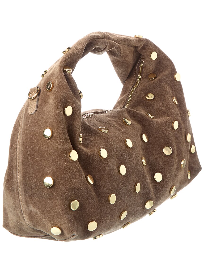 Persaman New York Studded Suede Hobo
