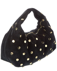 Persaman New York Studded Suede Hobo