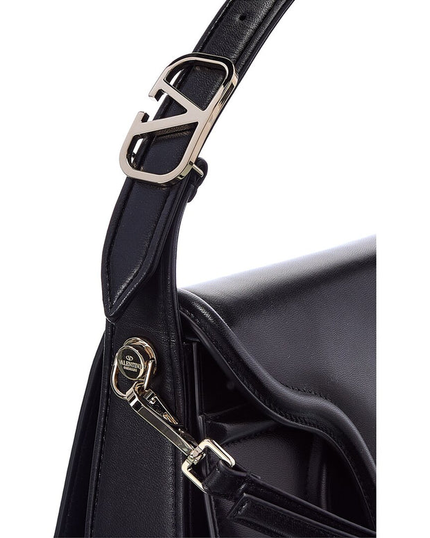 Valentino Toile Iconographe Le Grand Deuxieme Leather Shoulder Bag