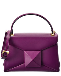 Valentino Maxi Stud Leather Shoulder Bag