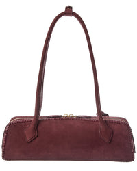 Alaïa Le Teckel Medium Suede Shoulder Bag