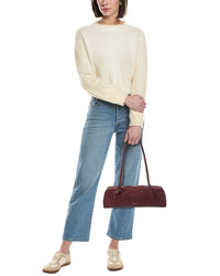 Alaïa Le Teckel Medium Suede Shoulder Bag