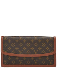 Louis Vuitton Louis Vuitton Brown Monogram Canvas Pochette Dam Gm (Authentic Pre-Loved)