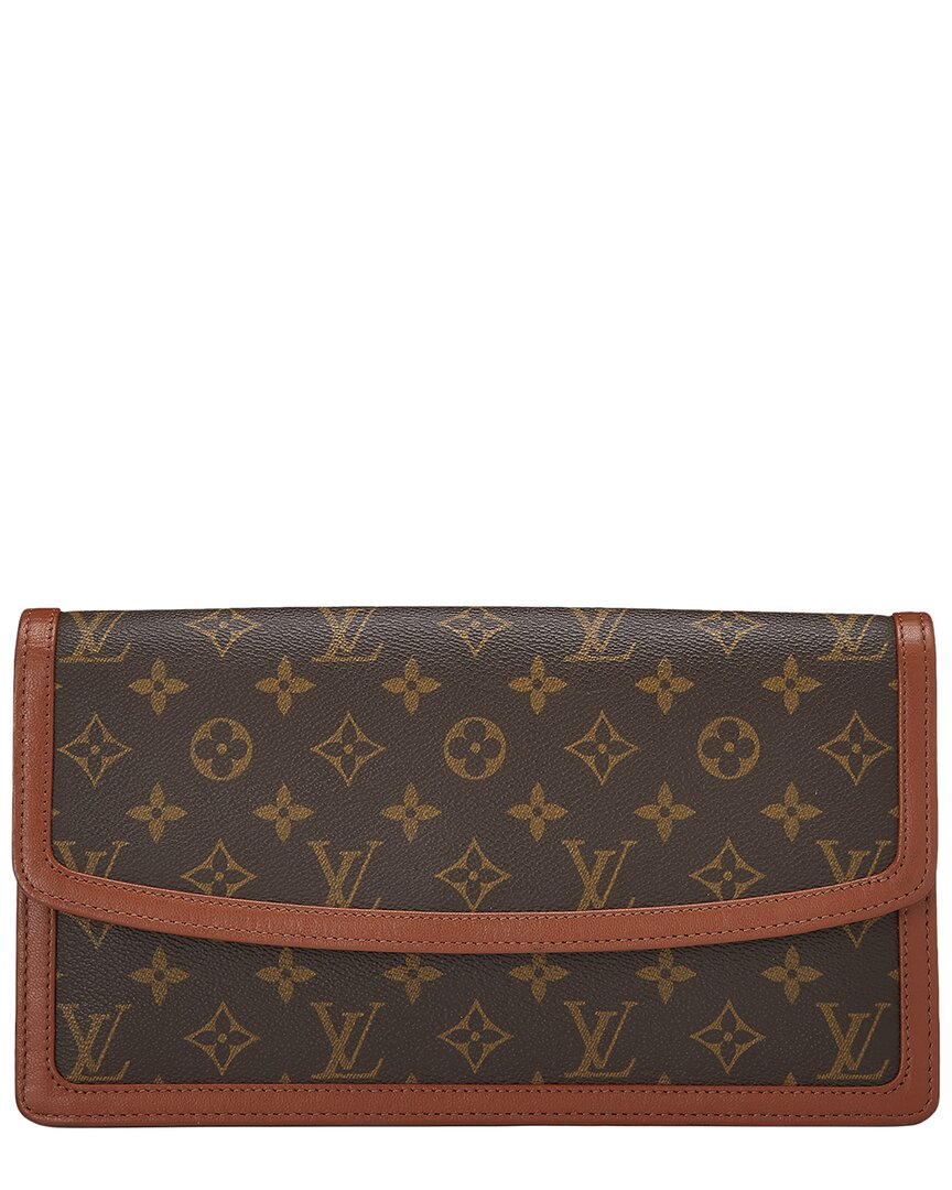 Louis Vuitton Louis Vuitton Brown Monogram Canvas Pochette Dam Gm (Authentic Pre-Loved)