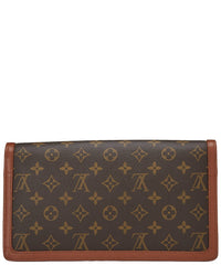 Louis Vuitton Louis Vuitton Brown Monogram Canvas Pochette Dam Gm (Authentic Pre-Loved)