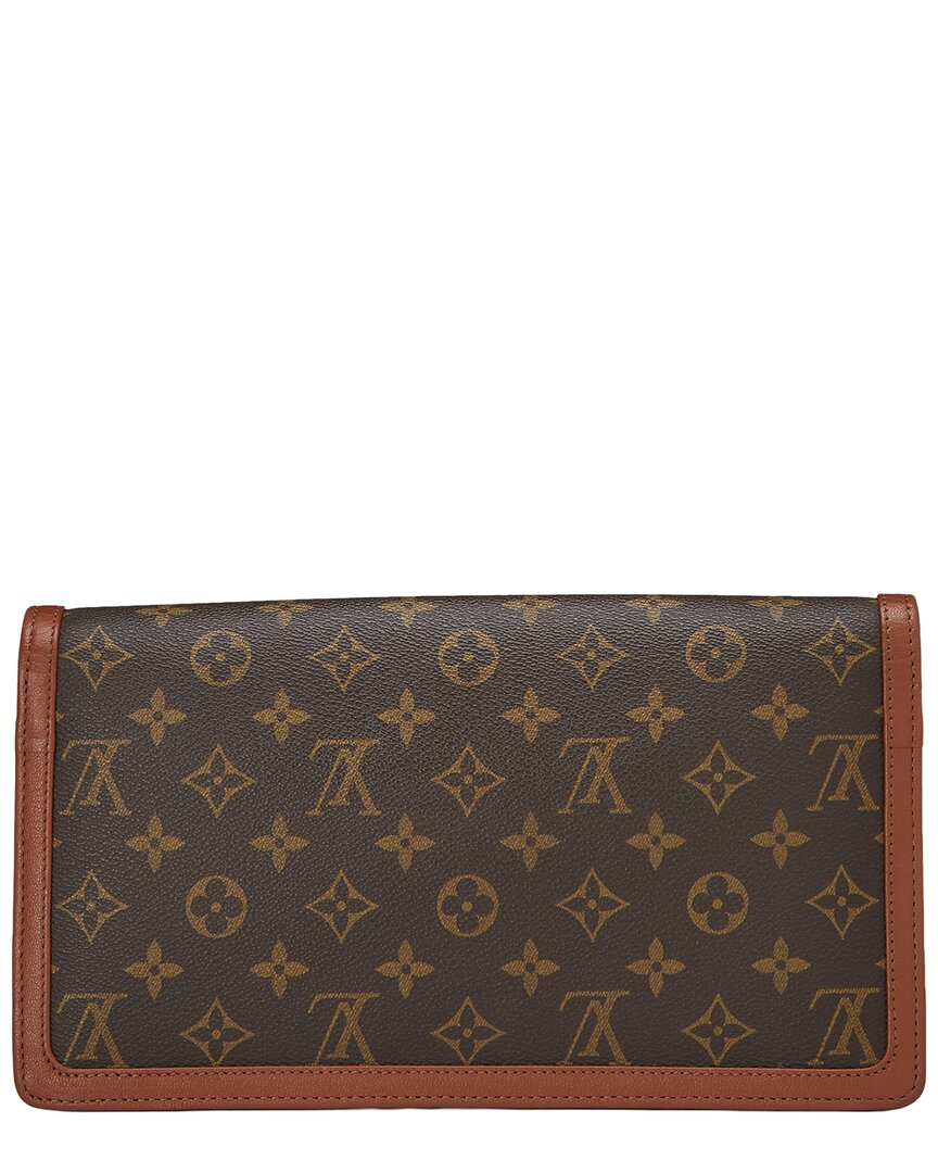 Louis Vuitton Louis Vuitton Brown Monogram Canvas Pochette Dam Gm (Authentic Pre-Loved)