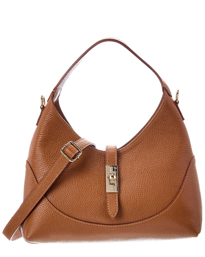 Italian Leather Italian Leather Lina Leather Top Handle Bag