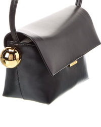 Jacquemus The Rond Carre Leather Shoulder Bag