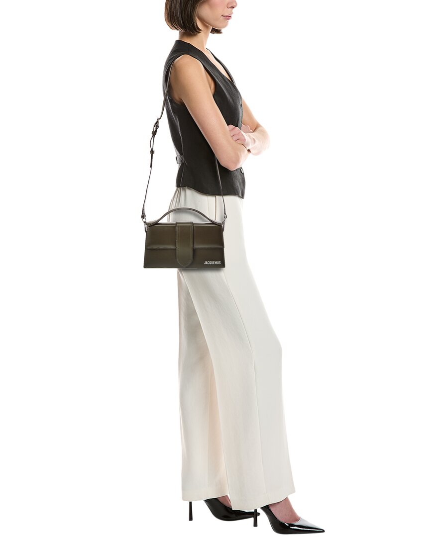 Jacquemus Bambino Large Leather Shoulder Bag