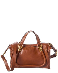 Chloé Chloé Paraty 24 Small Leather Shoulder Bag