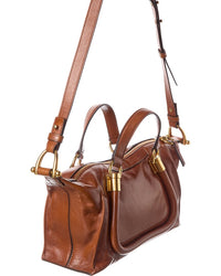 Chloé Chloé Paraty 24 Small Leather Shoulder Bag