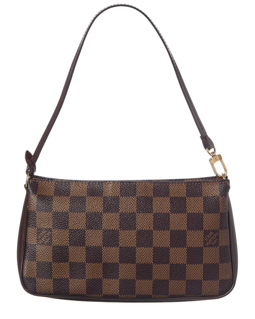 Louis Vuitton Louis Vuitton Brown Damier Ebene Coated Canvas Navona (Authentic Pre-Loved)