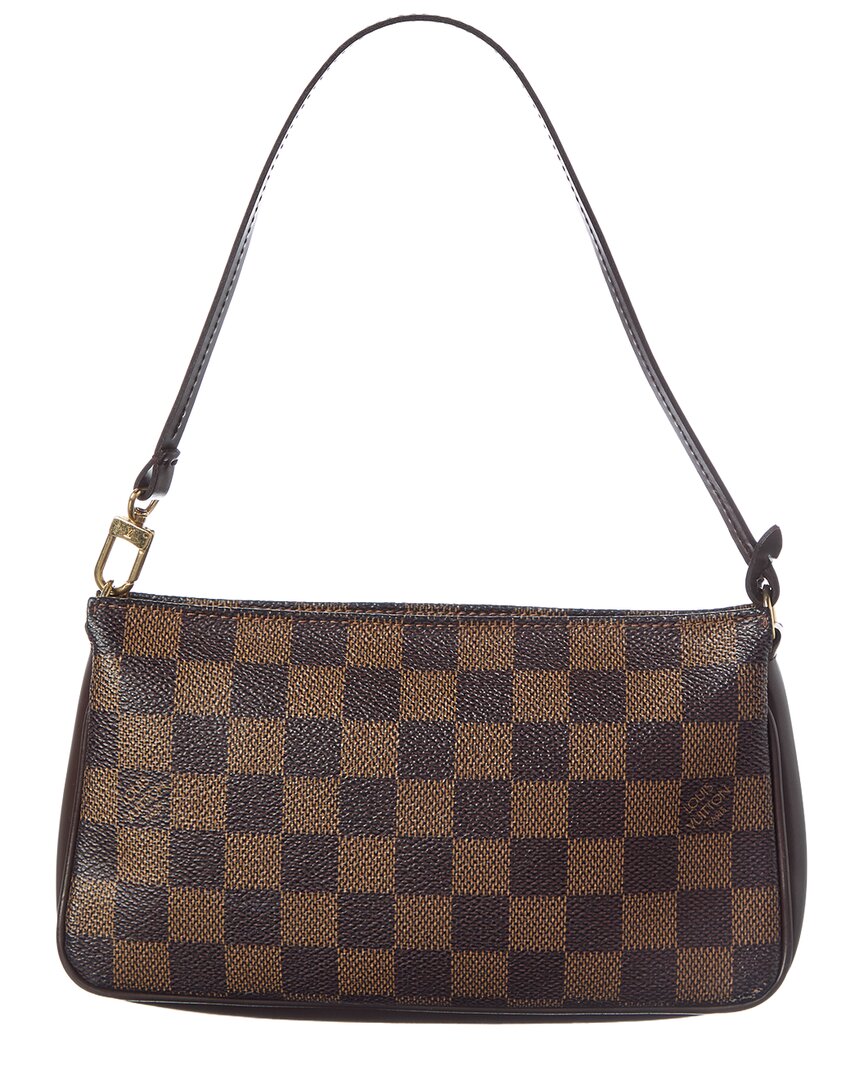 Louis Vuitton Louis Vuitton Brown Damier Ebene Coated Canvas Navona (Authentic Pre-Loved)