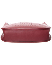 Hermès Rouge Togo Leather Evelyne Pm (Authentic Pre-Loved)