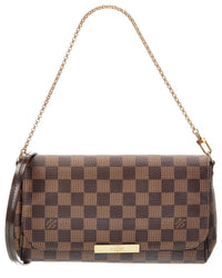 Louis Vuitton Brown Damier Ebene Favorite Mm (Authentic Pre-Loved)