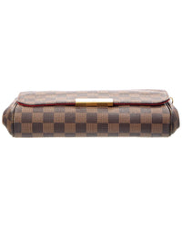 Louis Vuitton Brown Damier Ebene Favorite Mm (Authentic Pre-Loved)