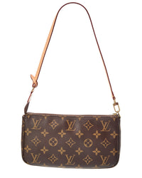 Louis Vuitton Brown Monogram Canvas Pochette Accessories Nm (Authentic