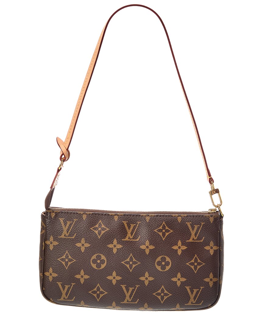 Louis Vuitton Brown Monogram Canvas Pochette Accessories Nm (Authentic