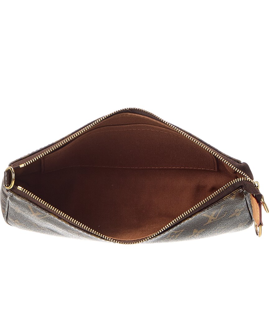 Louis Vuitton Brown Monogram Canvas Pochette Accessories Nm (Authentic
