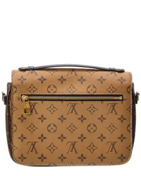 Louis Vuitton Brown Monogram Reverse Canvas Pochette Metis (Authentic Pre-Loved)