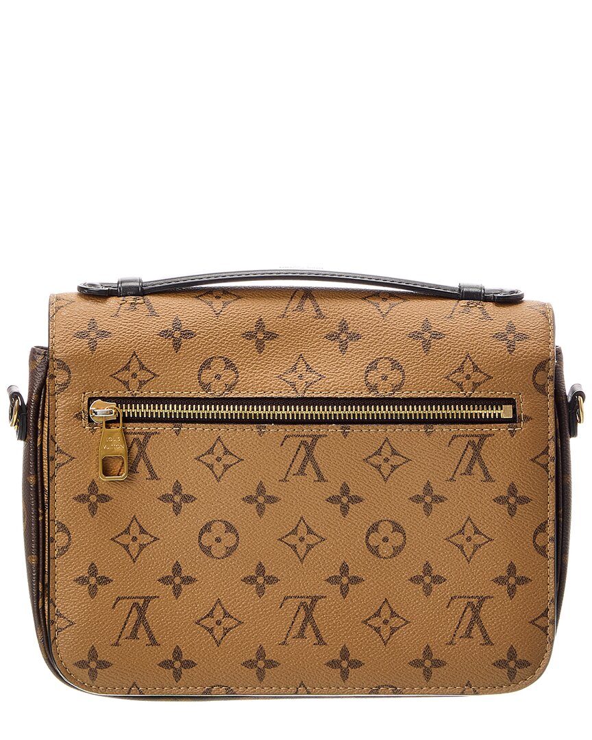 Louis Vuitton Brown Monogram Reverse Canvas Pochette Metis (Authentic Pre-Loved)