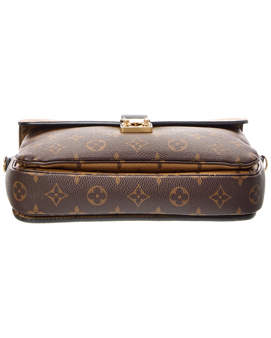 Louis Vuitton Brown Monogram Reverse Canvas Pochette Metis (Authentic Pre-Loved)