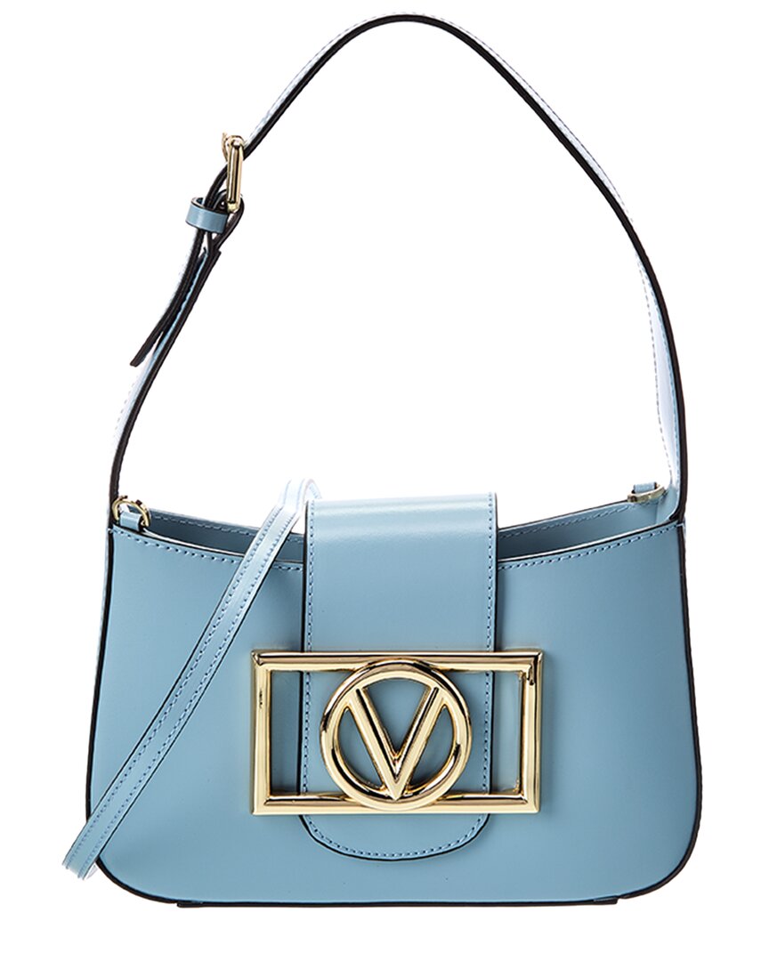 Valentino By Mario Valentino Kai Super V Leather Shoulder Bag