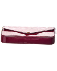 Louis Vuitton Red Monogram Vernis Leather Felicie Pochette (Authentic Pre-Loved)