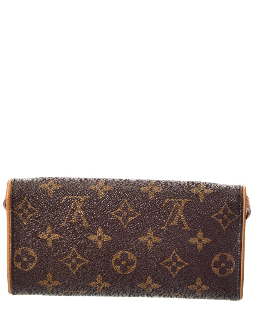 Louis Vuitton Brown Monogram Canvas Pochette Twin Pm (Authentic Pre-Loved)