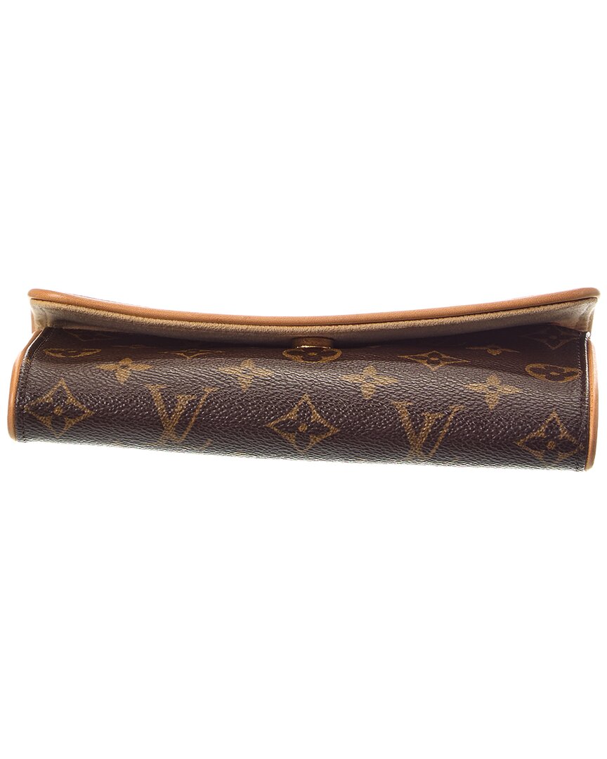 Louis Vuitton Brown Monogram Canvas Pochette Twin Pm (Authentic Pre-Loved)