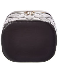 Chanel Black Quilted Lambskin Leather Trendy Vanity Case (Authentic Pre-Loved)