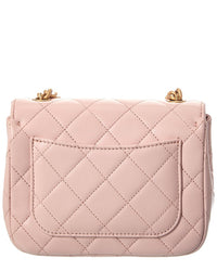 Chanel Pink Quilted Lambskin Leather Square Single Flap (Authentic Pre-Loved)