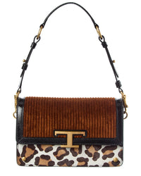 Tod’S Leather & Haircalf Shoulder Bag