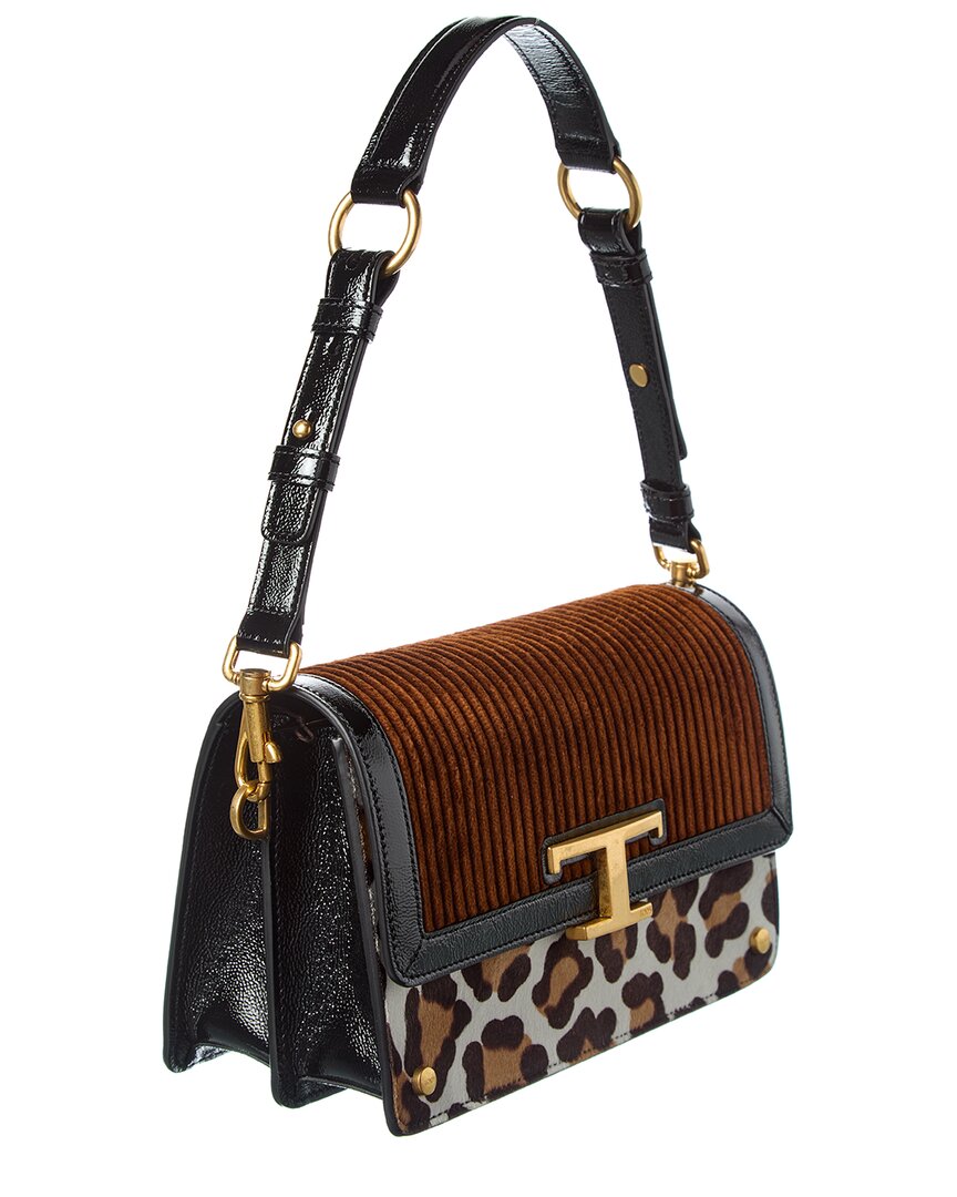 Tod’S Leather & Haircalf Shoulder Bag