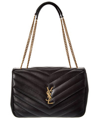 Saint Laurent Saint Laurent Loulou Large Leather Shoulder Bag