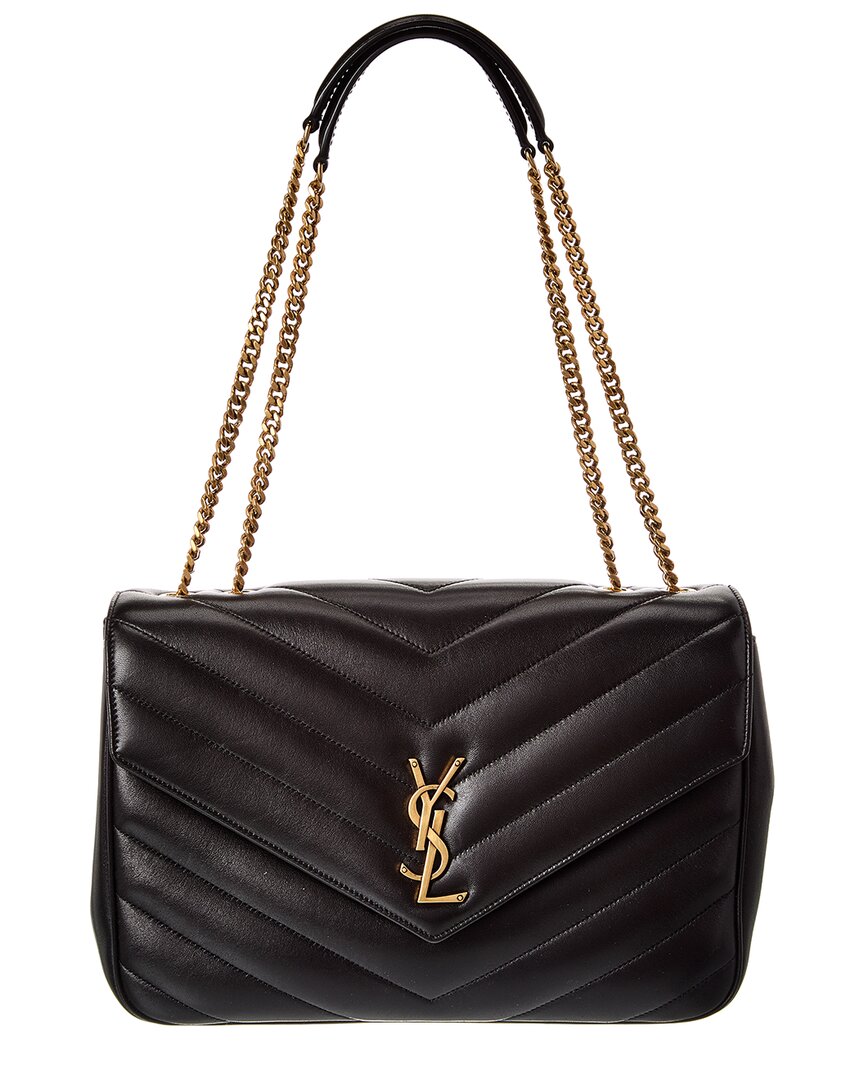 Saint Laurent Saint Laurent Loulou Large Leather Shoulder Bag