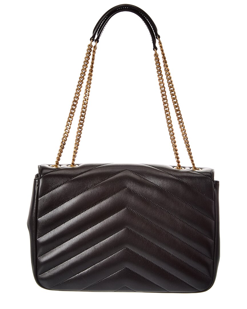 Saint Laurent Saint Laurent Loulou Large Leather Shoulder Bag