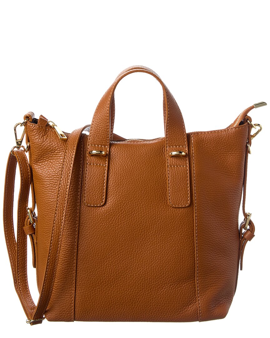 Italian Leather Top Handle Bag
