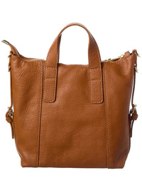 Italian Leather Top Handle Bag